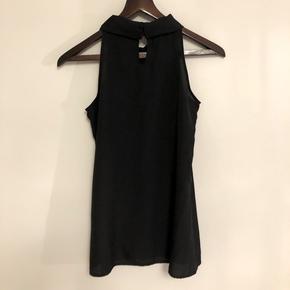 Sleeveless Sheer Black Jacob Blouse - Picture 2 of 4